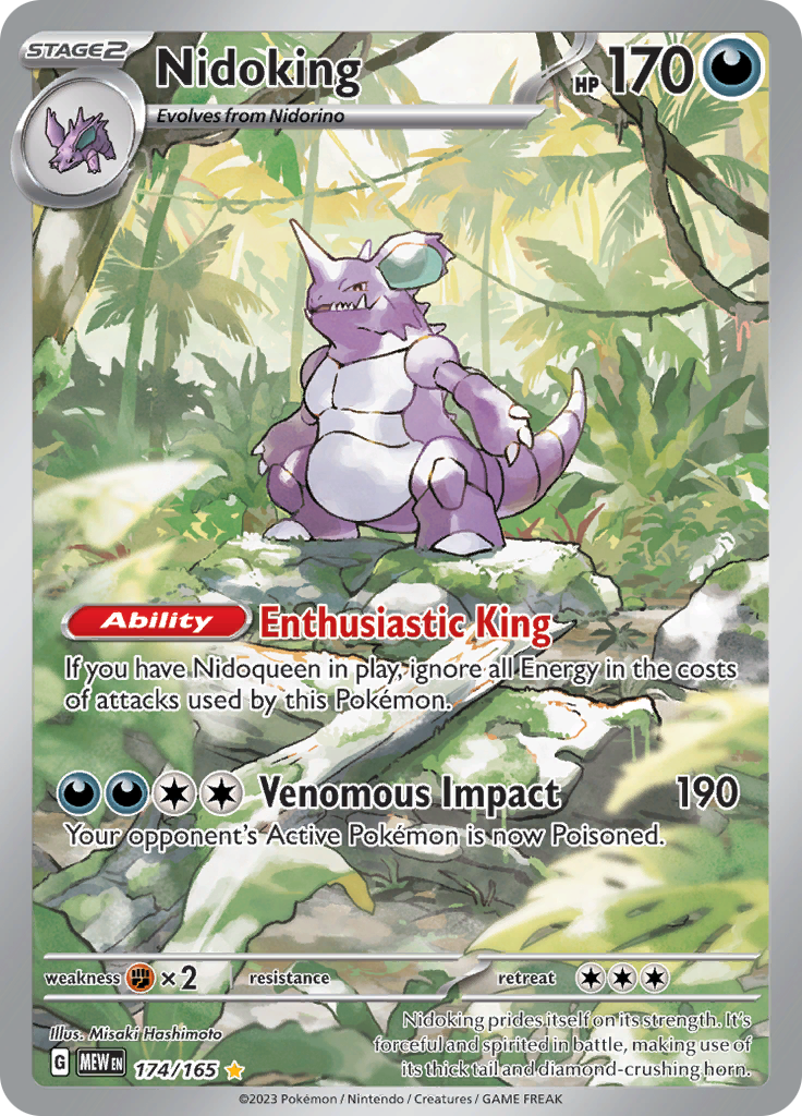 Nidoking (174/165) [Scarlet & Violet: 151] | Amazing Games TCG