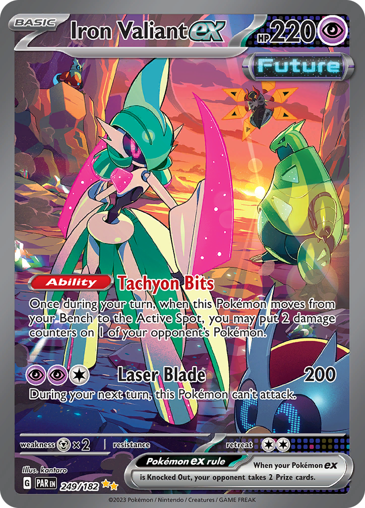 Iron Valiant ex (249/182) [Scarlet & Violet: Paradox Rift] | Amazing Games TCG