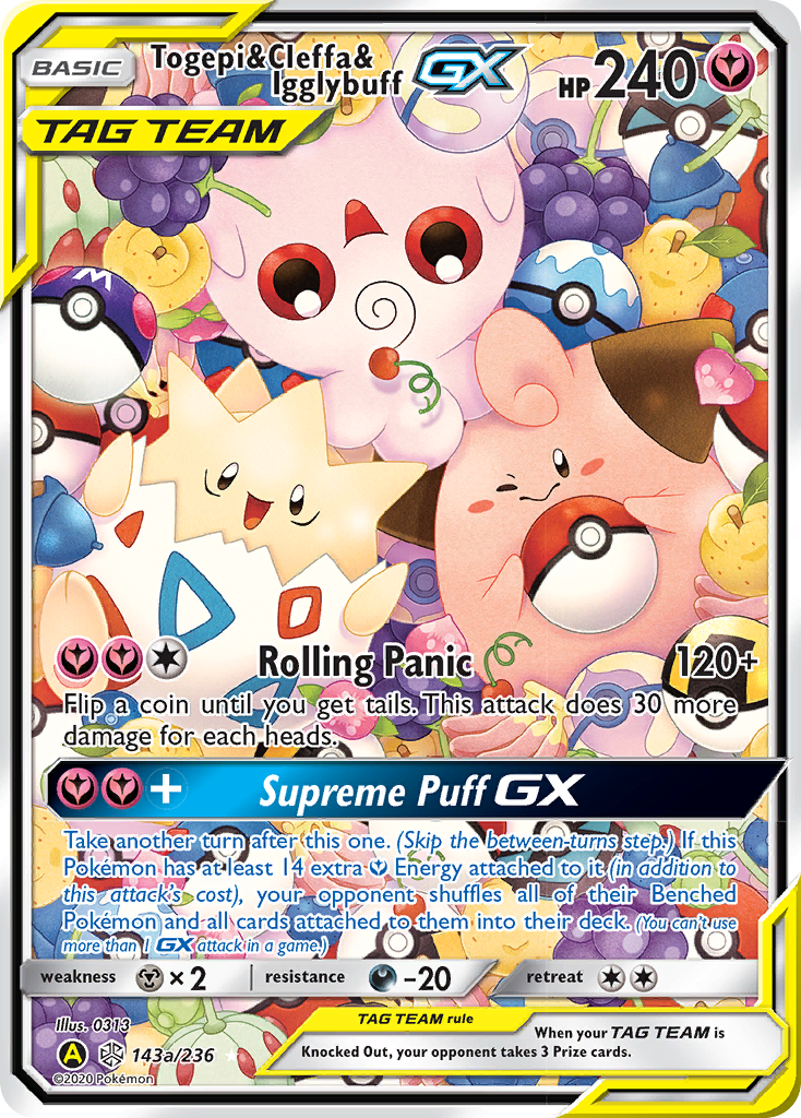 Togepi & Cleffa & Igglybuff GX (143a/236) [Alternate Art Promos] | Amazing Games TCG