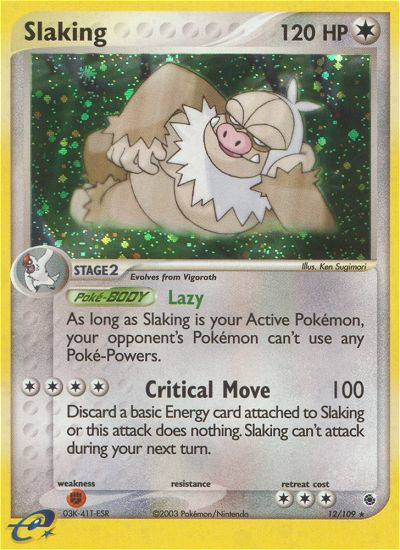 Slaking (12/109) [EX: Ruby & Sapphire] | Amazing Games TCG