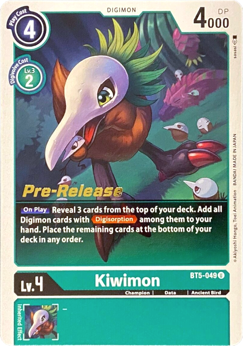 Kiwimon [BT5-049] [Battle of Omni Pre-Release Promos] | Amazing Games TCG