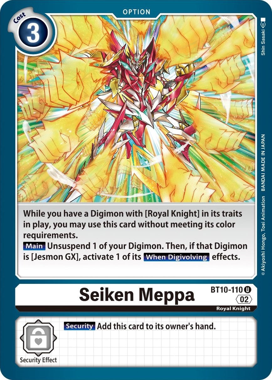 Seiken Meppa [BT10-110] [Xros Encounter] | Amazing Games TCG