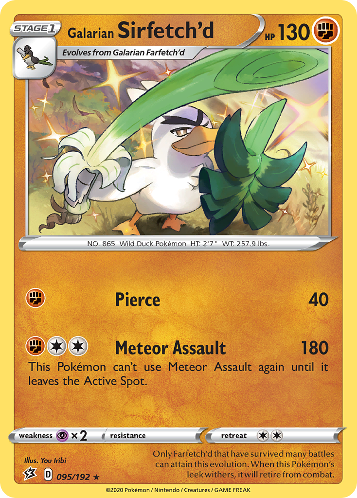 Galarian Sirfetch'd (095/192) [Sword & Shield: Rebel Clash] | Amazing Games TCG