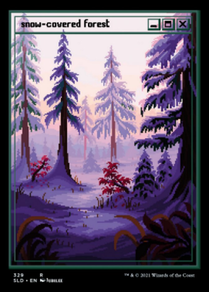 Snow-Covered Forest (329) [Secret Lair Drop Series] | Amazing Games TCG