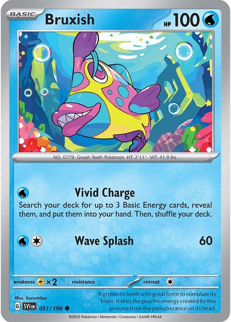 Bruxish (051/198) [Scarlet & Violet: Base Set] | Amazing Games TCG