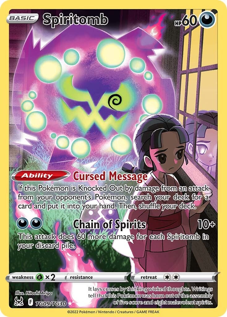 Spiritomb (TG09/TG30) [Sword & Shield: Lost Origin] | Amazing Games TCG