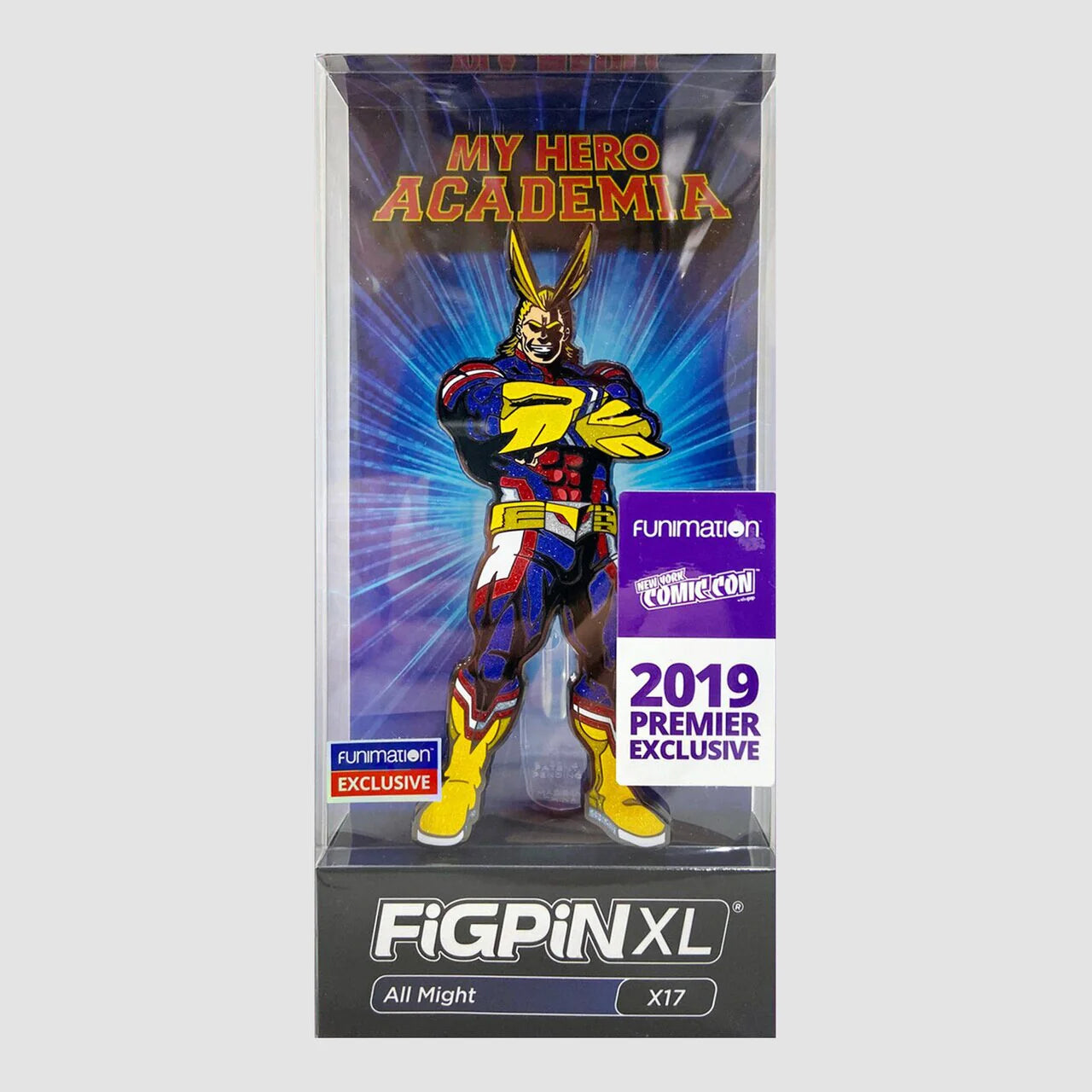 Figpin XL All Might - X17 NYCC 2019 Funimation Exclusive | Amazing Games TCG