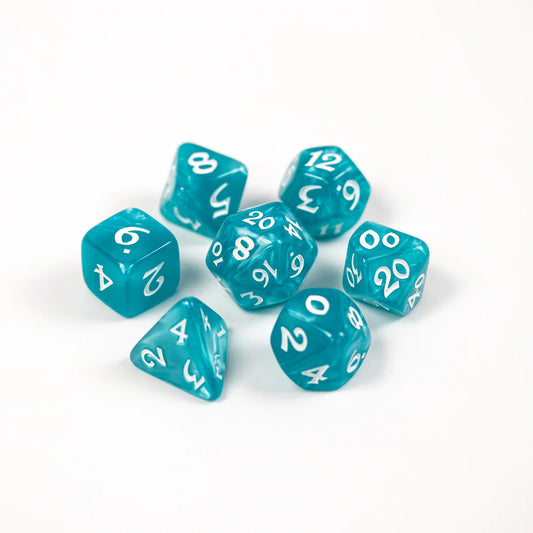 7pc RPG Set - Elessia Essentials - Teal