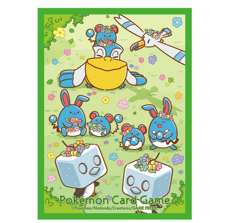 Pokemon Art Sleeves: Flower Crown and Marill - 60ct | Amazing Games TCG