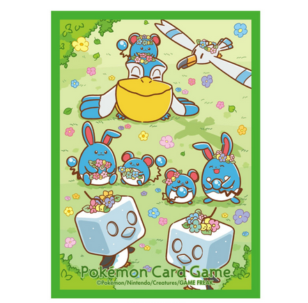Pokemon Art Sleeves: Flower Crown and Marill (64-Pack)