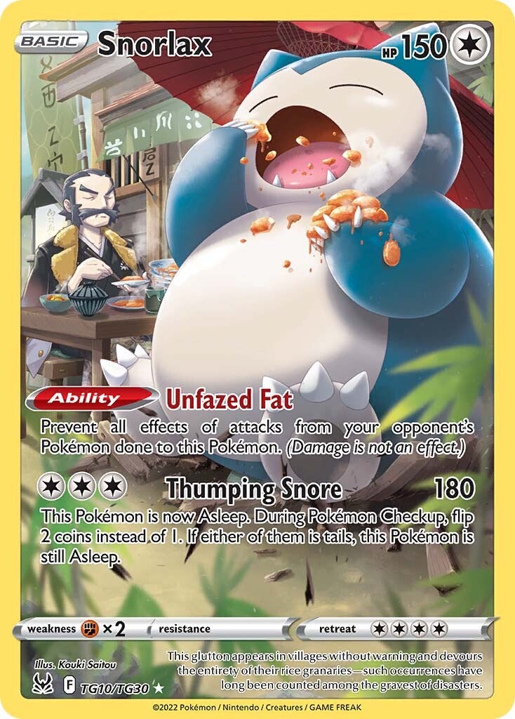 Snorlax (TG10/TG30) [Sword & Shield: Lost Origin] | Amazing Games TCG