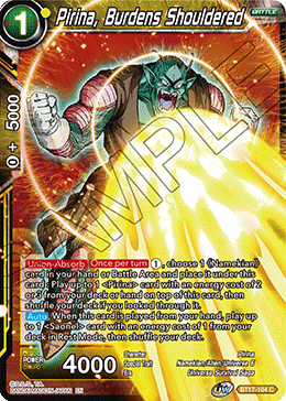 Pirina, Burdens Shouldered (BT17-104) [Ultimate Squad] | Amazing Games TCG