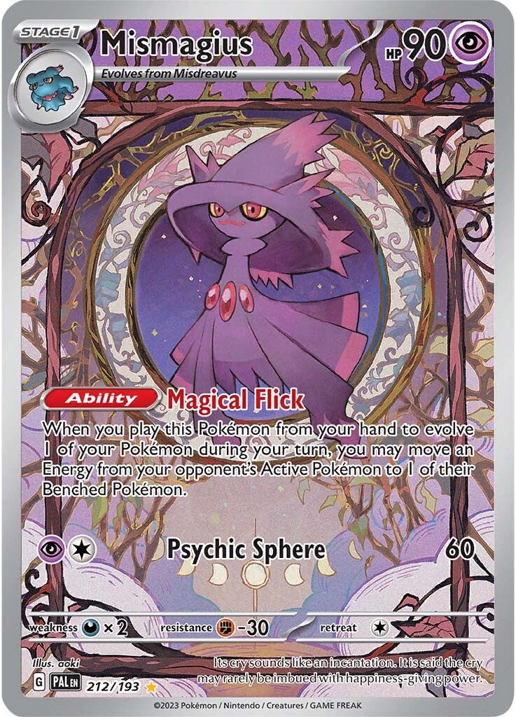 Mismagius (212/193) [Scarlet & Violet: Paldea Evolved] | Amazing Games TCG