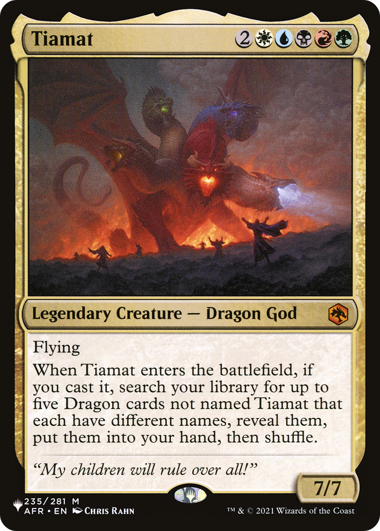 Tiamat [The List] | Amazing Games TCG