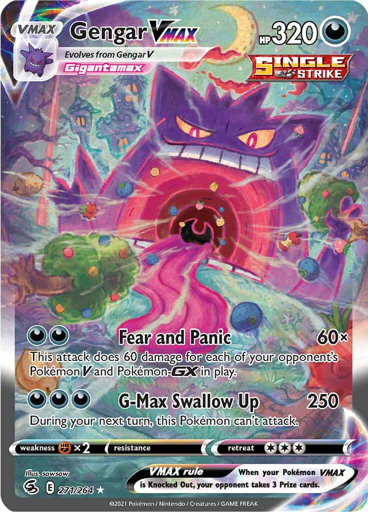 Gengar VMAX (271/264) [Sword & Shield: Fusion Strike] | Amazing Games TCG