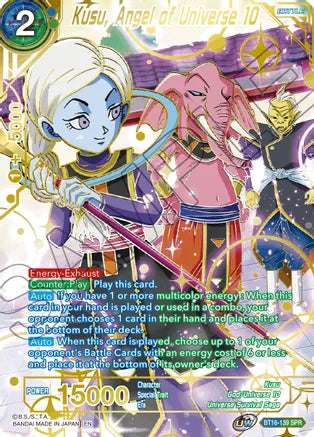 Kusu, Angel of Universe 10 (SPR) (BT16-139) [Realm of the Gods] | Amazing Games TCG