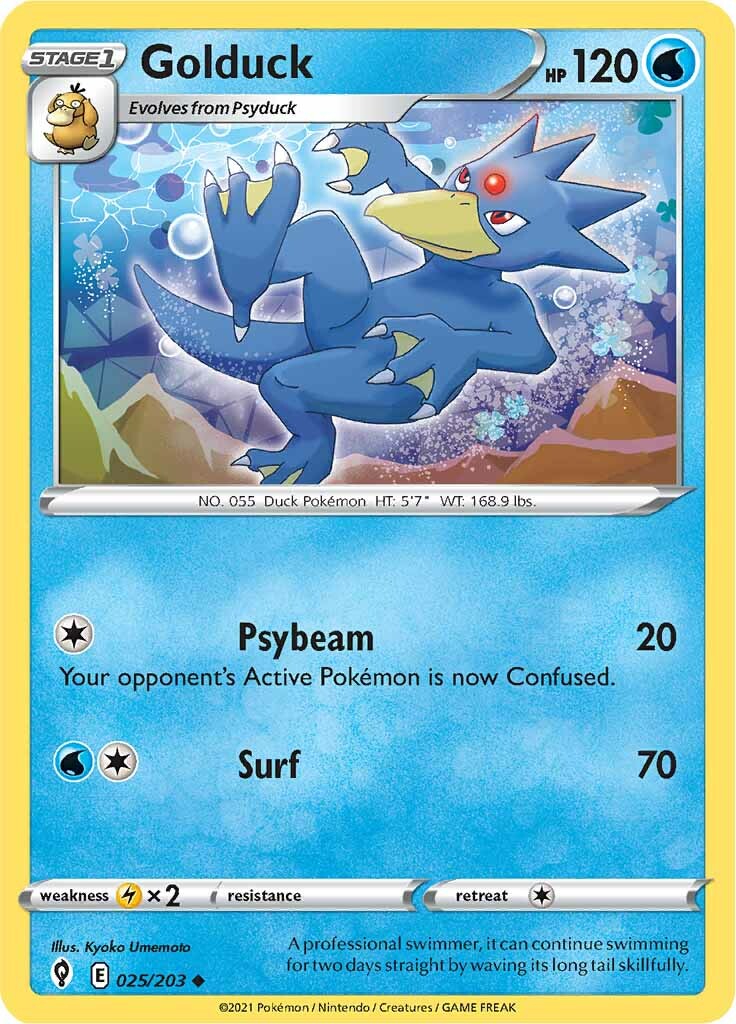 Golduck (025/203) [Sword & Shield: Evolving Skies] | Amazing Games TCG