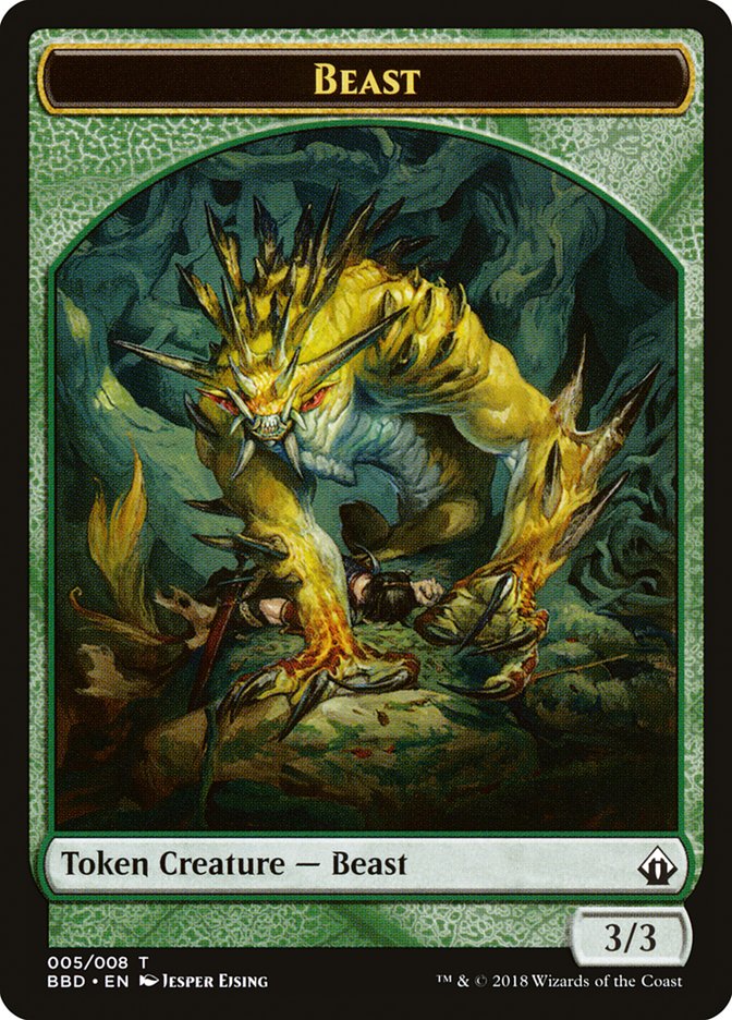 Beast Token [Battlebond Tokens] | Amazing Games TCG