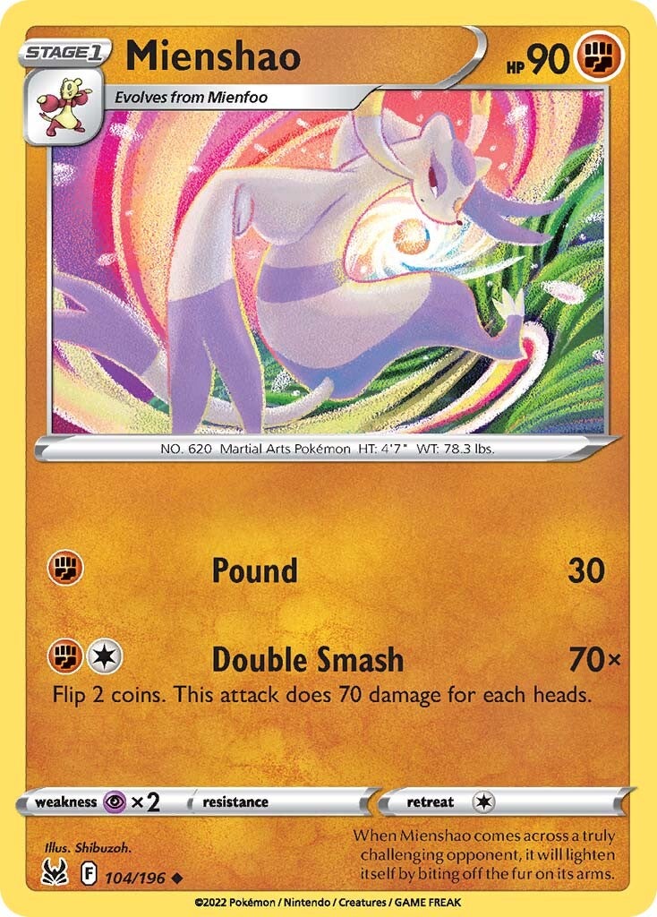 Mienshao (104/196) [Sword & Shield: Lost Origin] | Amazing Games TCG