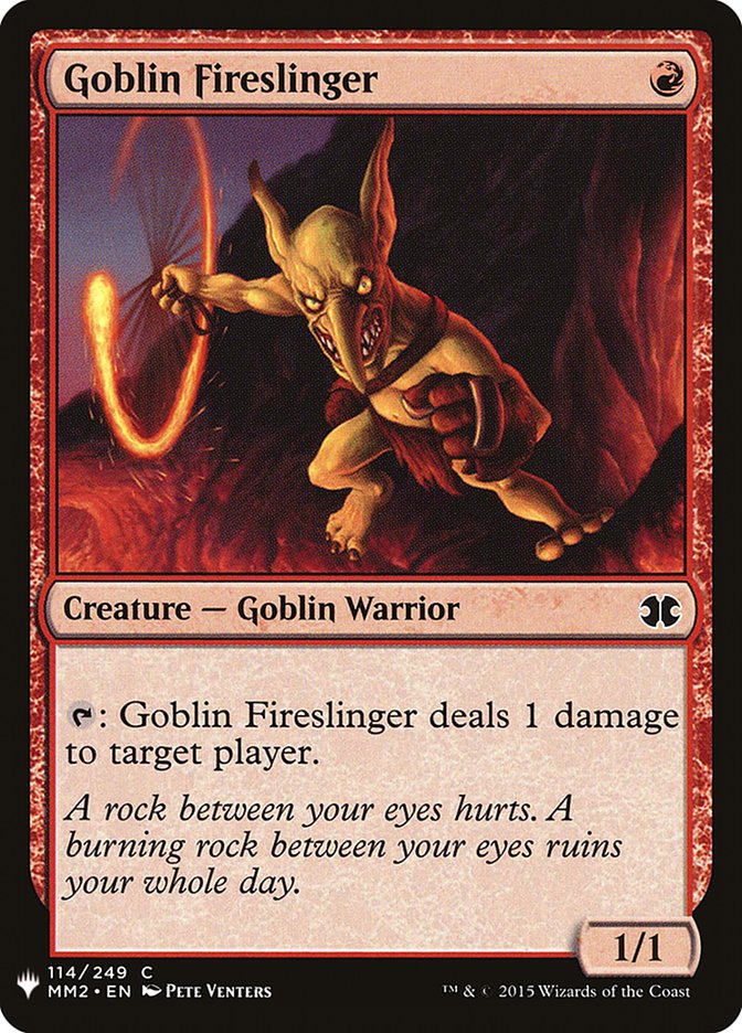 Goblin Fireslinger [Mystery Booster] | Amazing Games TCG