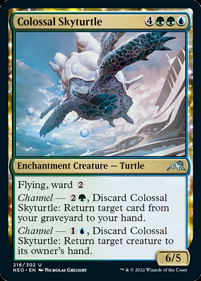 Colossal Skyturtle [Kamigawa: Neon Dynasty] | Amazing Games TCG