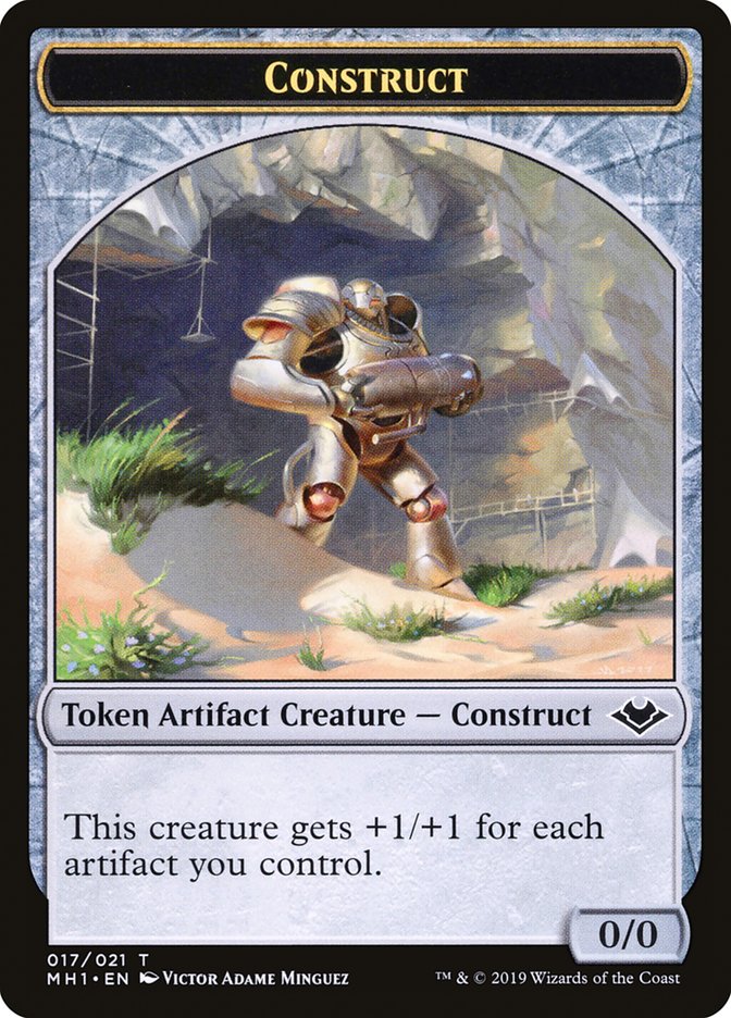 Soldier (004) // Construct (017) Double-Sided Token [Modern Horizons Tokens] | Amazing Games TCG