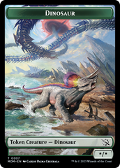 Treasure (21) // Dinosaur Double-Sided Token [March of the Machine Tokens] | Amazing Games TCG