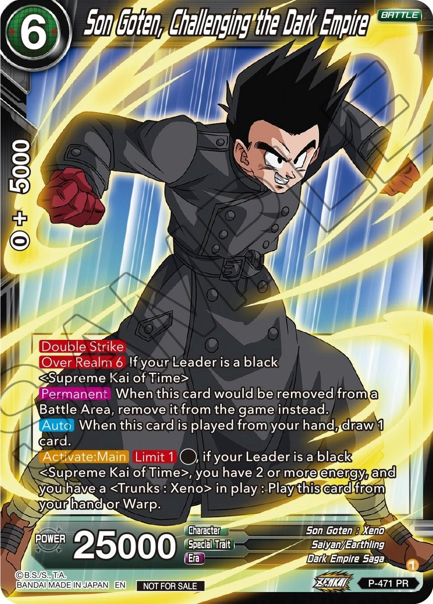 Son Goten, Challenging the Dark Empire (Z03 Dash Pack) (P-471) [Promotion Cards] | Amazing Games TCG