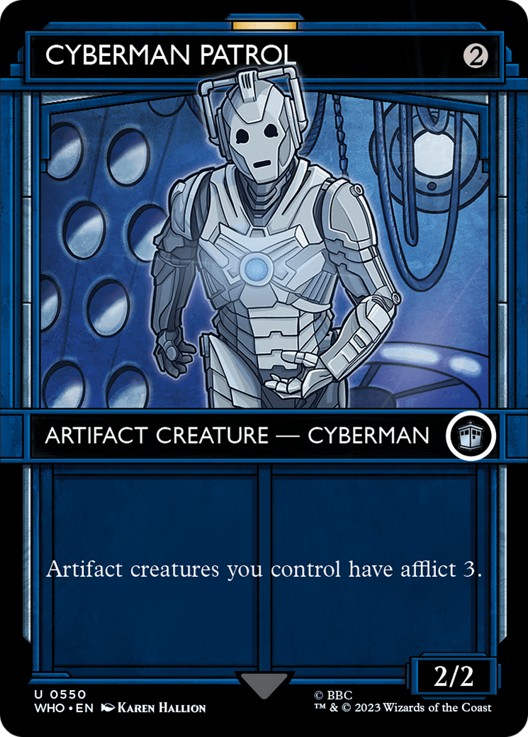 Cyberman Patrol (Showcase) [Doctor Who] | Amazing Games TCG