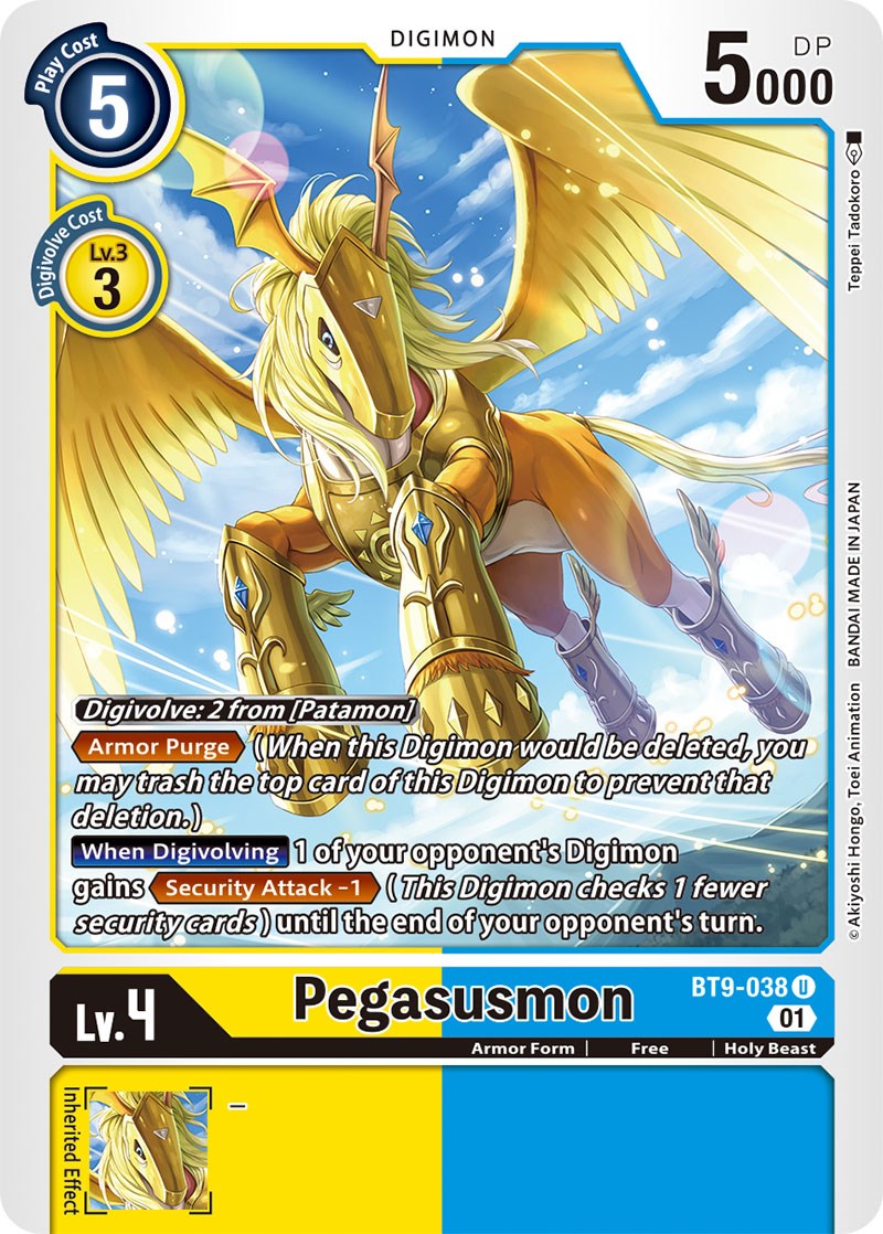 Pegasusmon [BT9-038] [X Record] | Amazing Games TCG