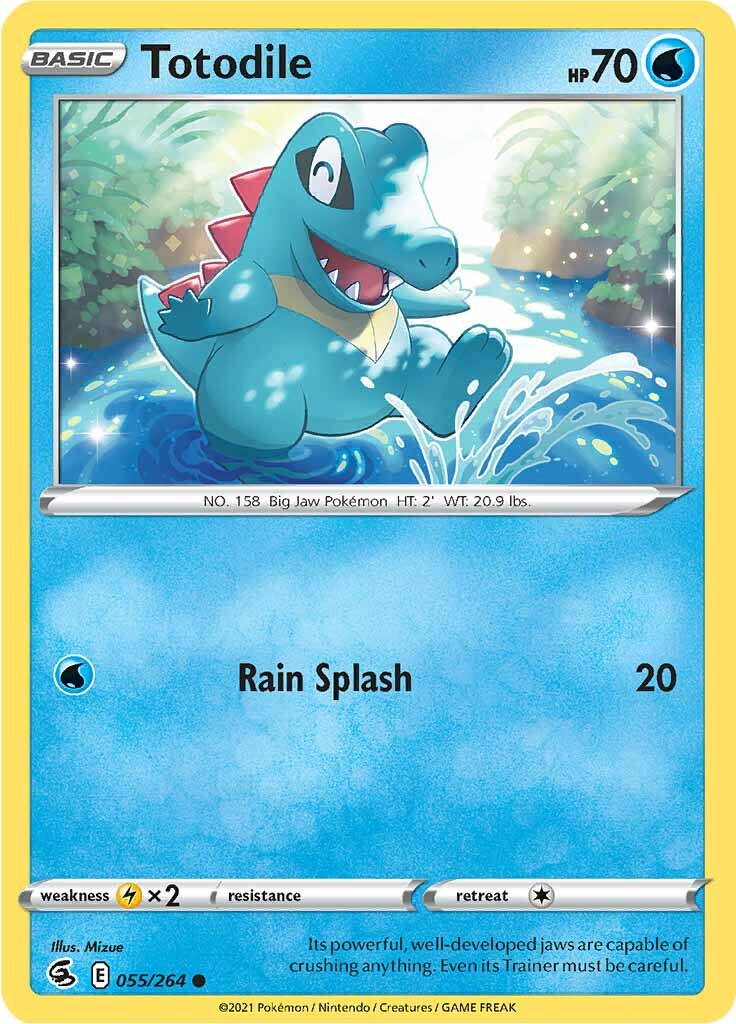 Totodile (055/264) [Sword & Shield: Fusion Strike] | Amazing Games TCG