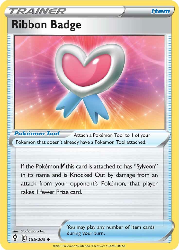 Ribbon Badge (155/203) [Sword & Shield: Evolving Skies] | Amazing Games TCG