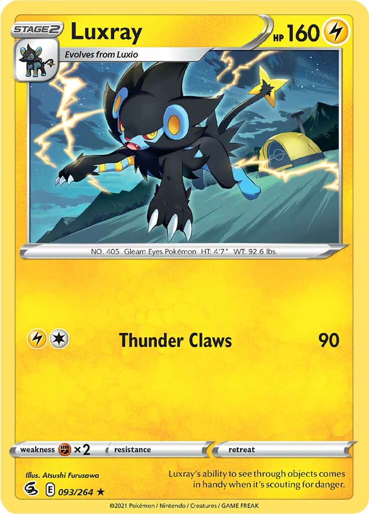 Luxray (093/264) [Sword & Shield: Fusion Strike] | Amazing Games TCG