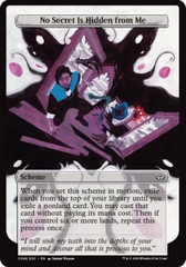 No Secret Is Hidden from Me (Full Art) [Duskmourn: Archenemy] | Amazing Games TCG