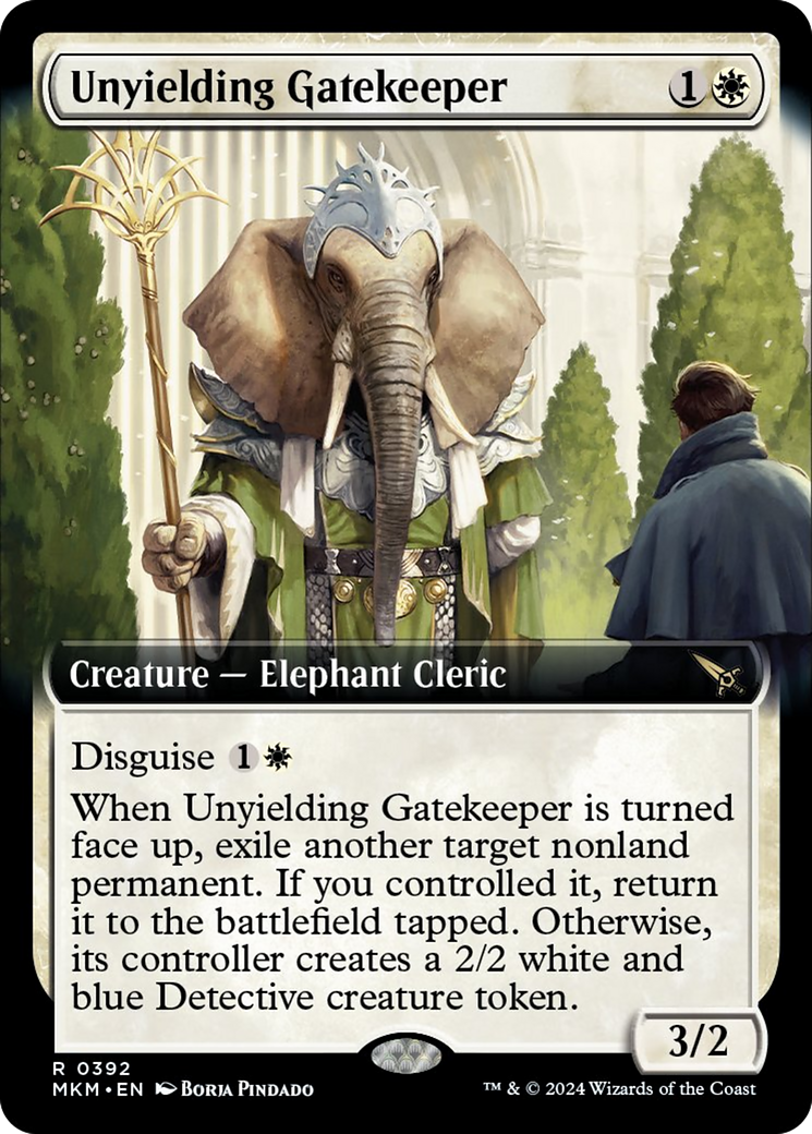 Unyielding Gatekeeper (Extended Art) [Murders at Karlov Manor] | Amazing Games TCG