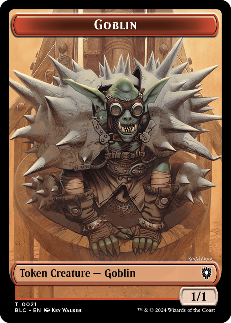 Illusion // Goblin Double-Sided Token [Bloomburrow Commander Tokens] | Amazing Games TCG