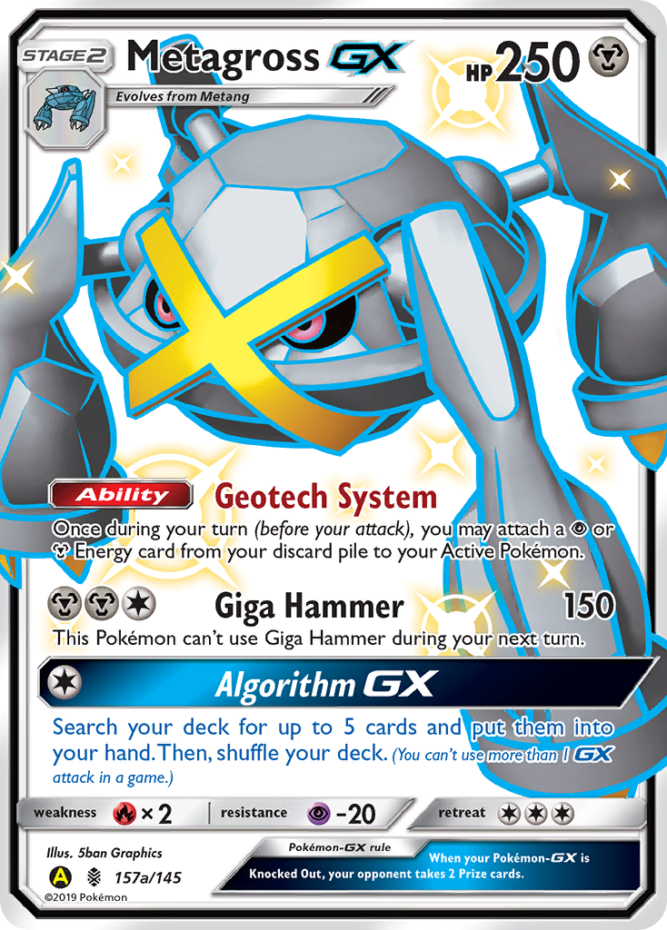 Metagross GX (157a/145) [Alternate Art Promos] | Amazing Games TCG