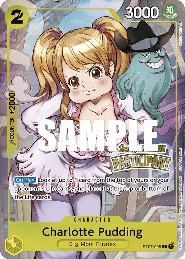 Charlotte Pudding (Offline Regional 2023) [Participant] [One Piece Promotion Cards] | Amazing Games TCG