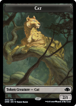 Cat Token (003) [Dominaria Remastered Tokens] | Amazing Games TCG