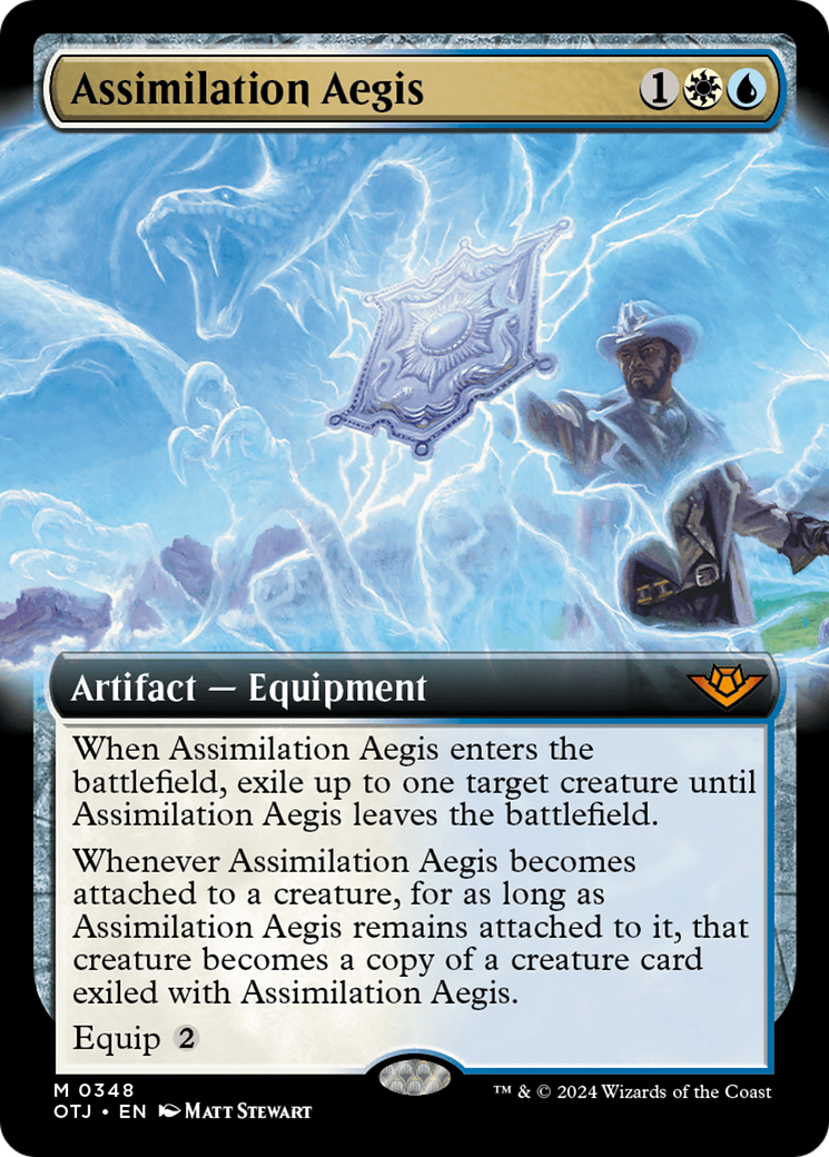 Assimilation Aegis (Extended Art) [Outlaws of Thunder Junction] | Amazing Games TCG