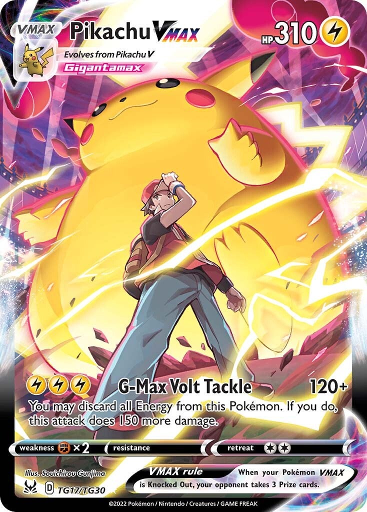 Pikachu VMAX (TG17/TG30) [Sword & Shield: Lost Origin] | Amazing Games TCG