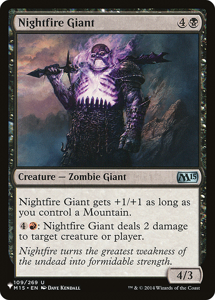 Nightfire Giant [The List Reprints] | Amazing Games TCG