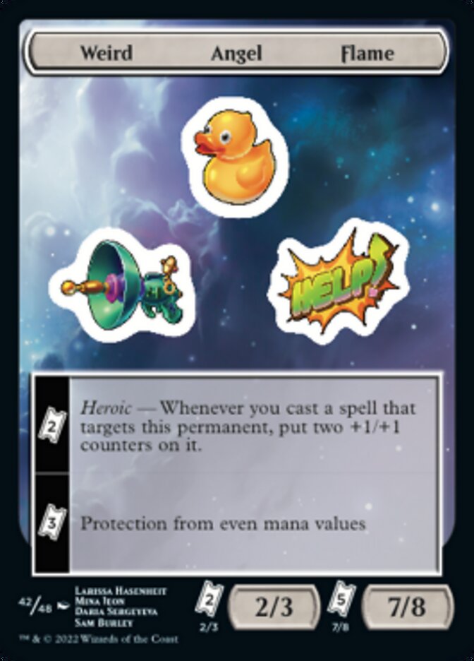 Weird Angel Flame [Unfinity Stickers] | Amazing Games TCG