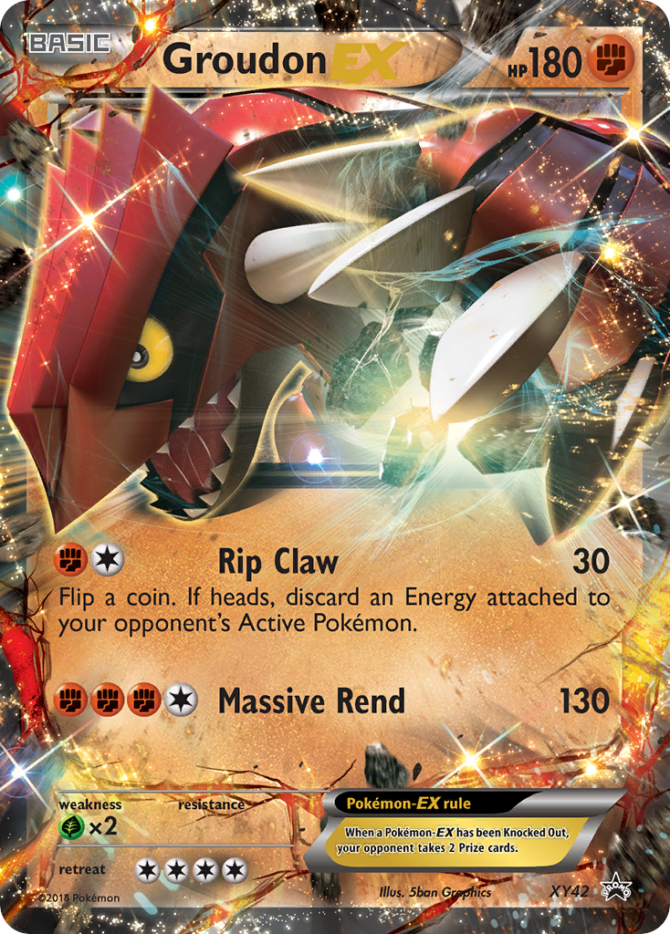 Groudon EX (XY42) [XY: Black Star Promos] | Amazing Games TCG