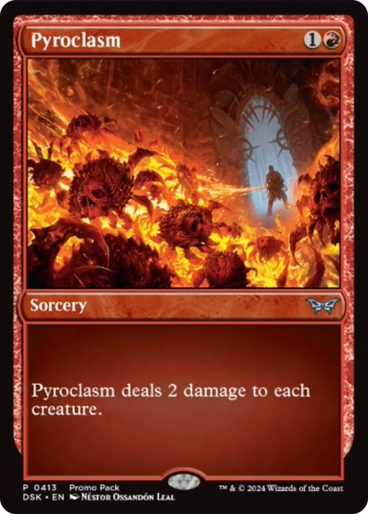 Pyroclasm [Duskmourn: House of Horror Promos] | Amazing Games TCG