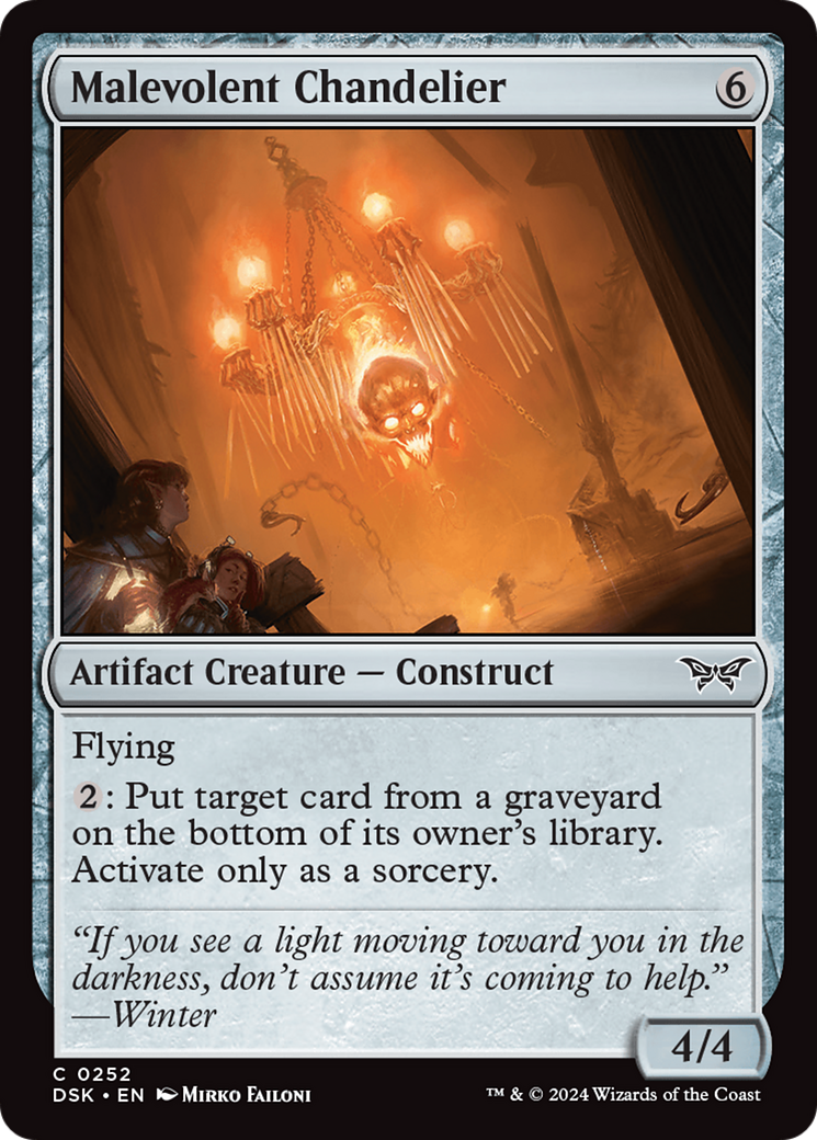 Malevolent Chandelier [Duskmourn: House of Horror] | Amazing Games TCG