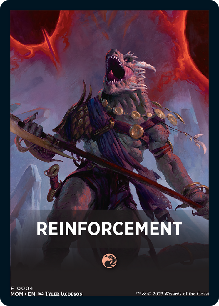 Reinforcement Theme Card [March of the Machine Tokens] | Amazing Games TCG