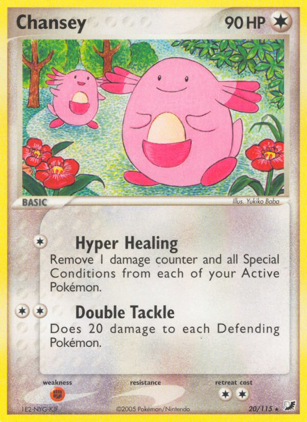 Chansey (20/115) [EX: Unseen Forces] | Amazing Games TCG