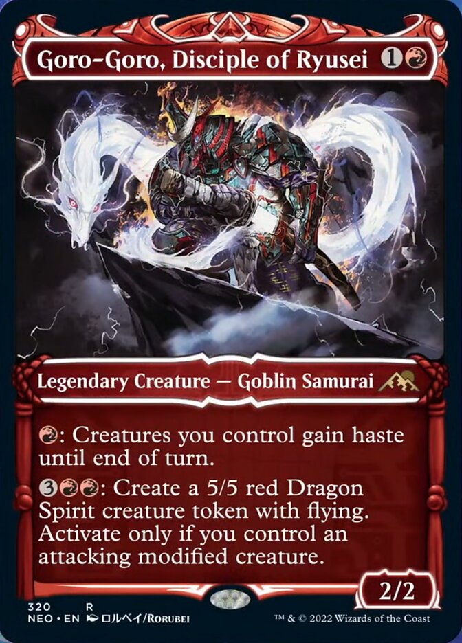 Goro-Goro, Disciple of Ryusei (Showcase Samurai) [Kamigawa: Neon Dynasty] | Amazing Games TCG