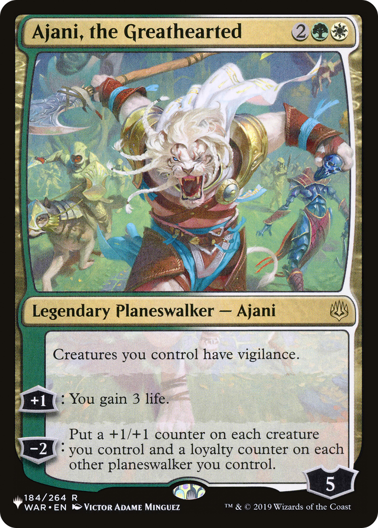 Ajani, the Greathearted [The List Reprints] | Amazing Games TCG